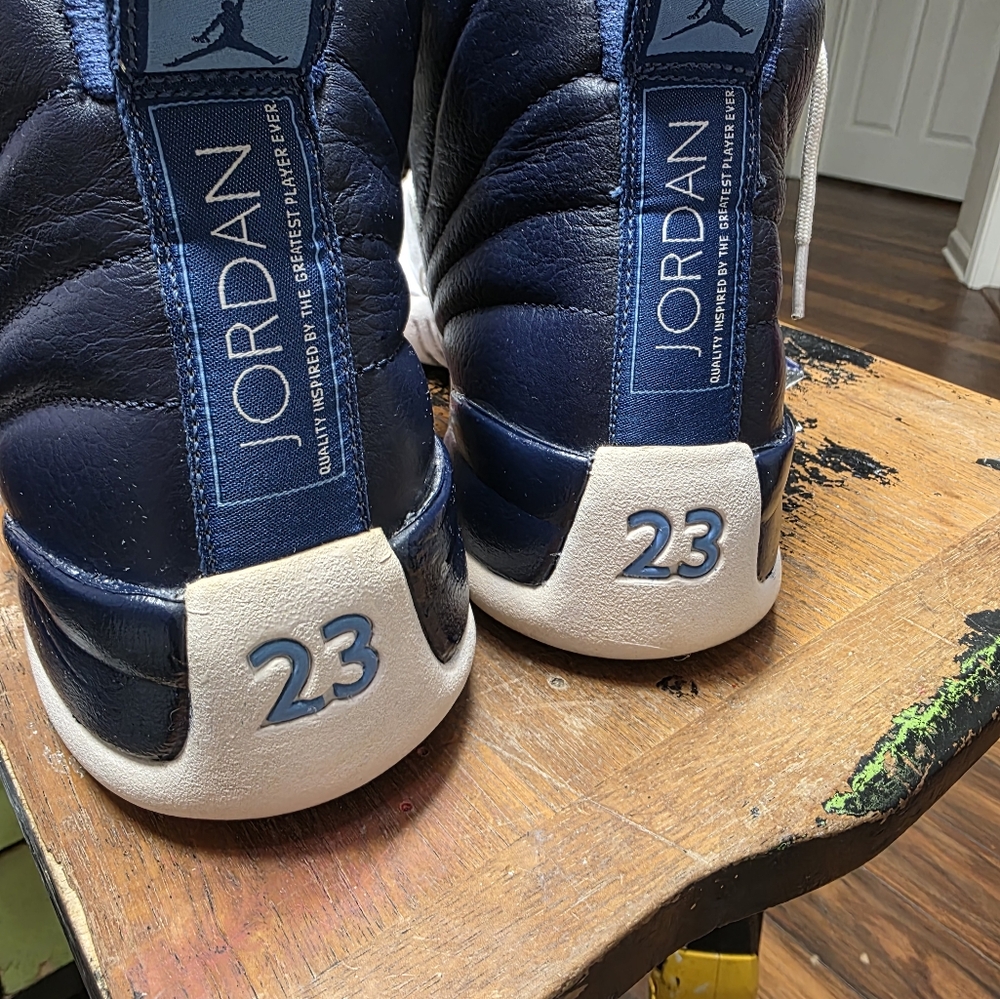 Air jordan 12 retro obsidian  mens size 12 - Picture 3 of 6